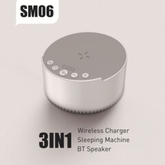 国境を越えた新型知能ホワイトノイズ15W無線充電bluetoothスピーカーホワイトノイズ睡眠器多機能音響