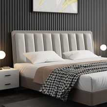 北欧床头板软包单买欧式靠背卧室双人简约现代1.5米1.8米床头落地