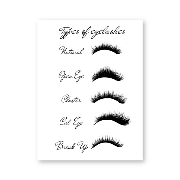 Eyelash Extension Guide Beauty Salon Wall Art Painting Canvas Painting Home Decoration Eyebrows Eyelash Pictures Decorative Painting Core