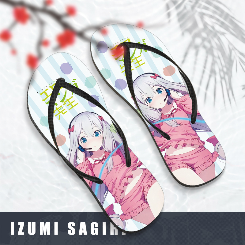 Animation Surrounding Flip Flops Home Slippers Xia Mu Huang Man FATE Crazy Three Flat Shoes Bedroom Slippers