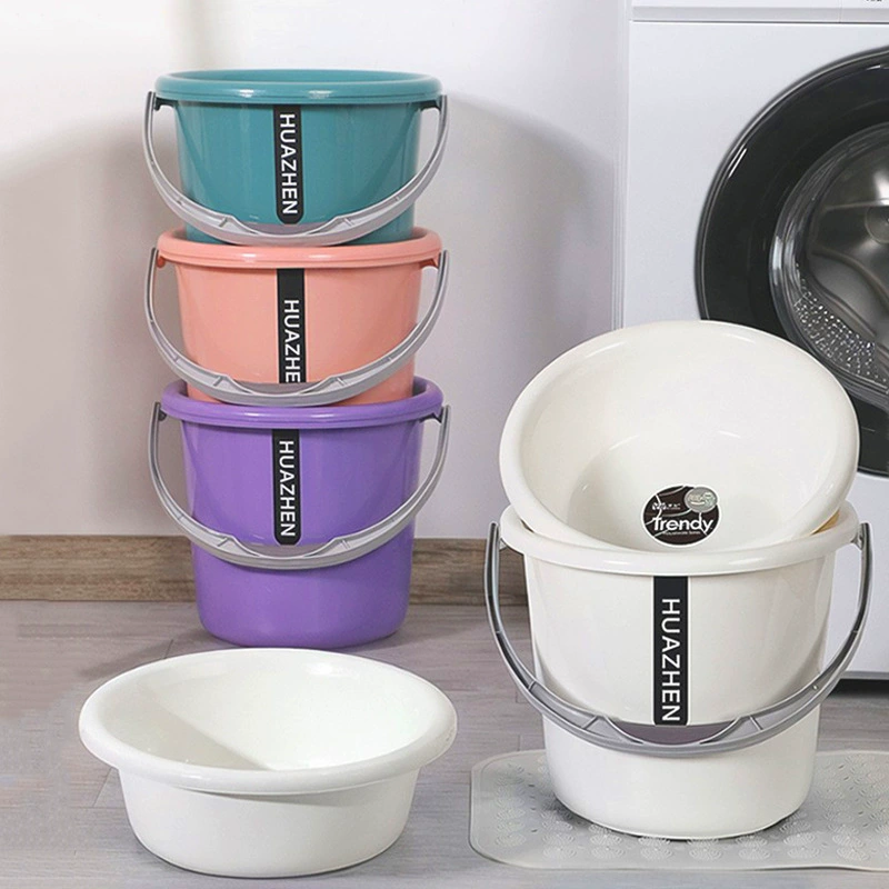 Ковш-таз набор для домашнего хранения большой пластиковый ведро для хранения воды портативный утолщение студенческого общежития с умывальником