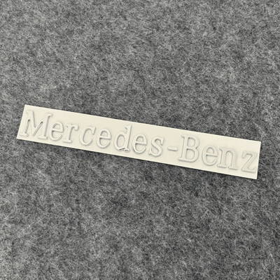 Car logo rear badge, E/C-Class - standard-mercedes-benz-same-as-original-car-bright-silver