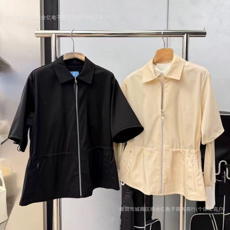 Early Spring Lightweight Windproof Waist-Cinching Tuxedo-Style Golf Baseball Windbreaker, Stylish Slim-Fit Sports Golf Clothing for Women Early Spring Lightweight Windproof Waist-Cinching Tuxedo-Style Golf Baseball Windbreaker, Stylish Slim-Fit Sports Golf Clothing for Women