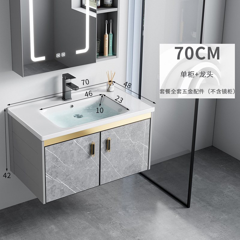 70cm cuenca de cerámica + grifo conjunto