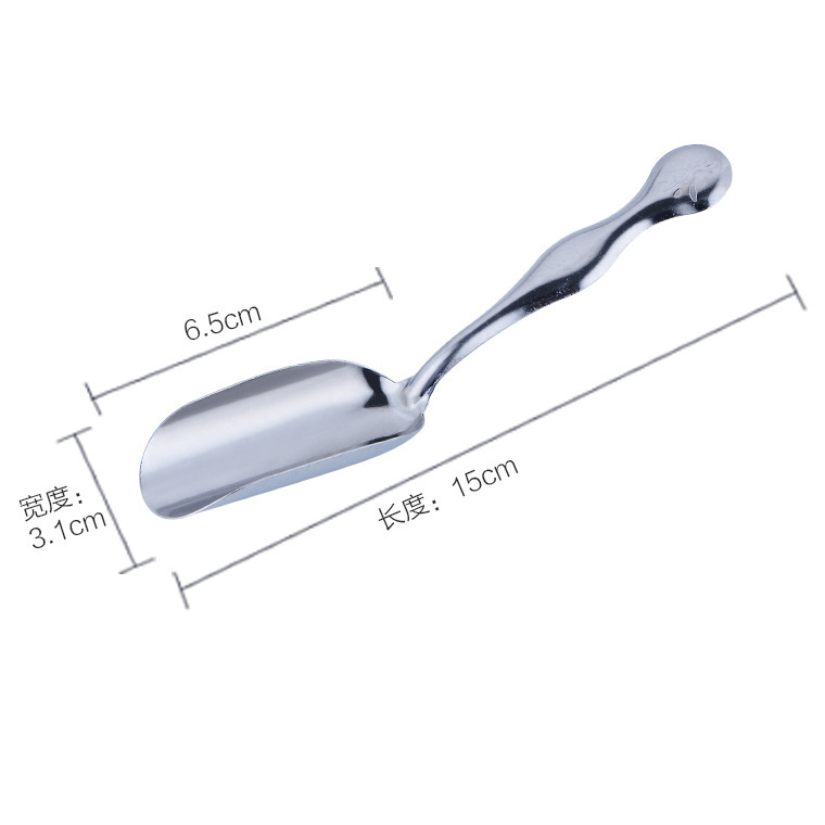 Juego de té accesorios de una pieza cucharadita de acero inoxidable cucharadita de tamaño pequeño cuchara de té