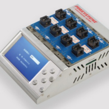 MCU,FPGA,CPLD,eMMC,Nand SPI Flash,UFS量产型烧录器一拖四PF680