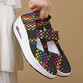 女式休闲单鞋;中老年妈妈鞋;女式健步鞋