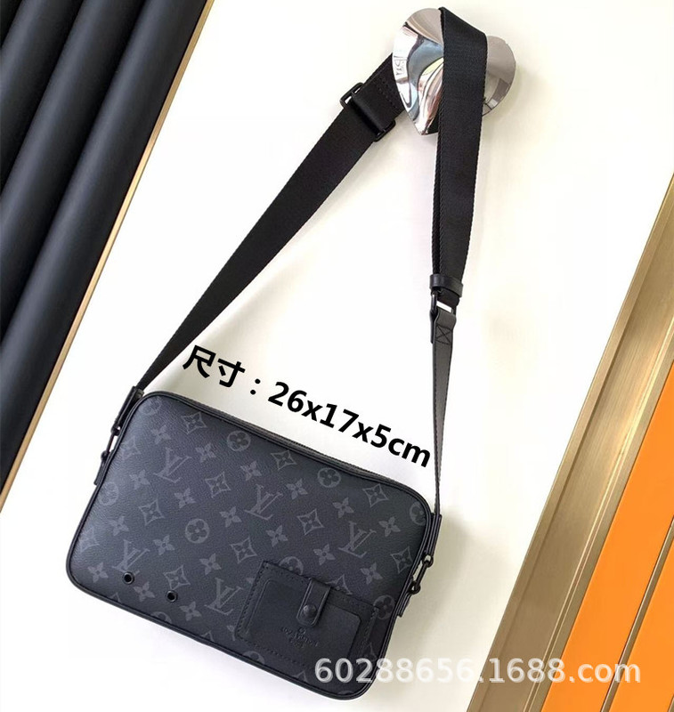 直供跨境m lv男包女包黑武士盒子包枕头包真皮邮差包公文包链条包|undefined