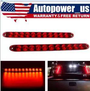 16 15,5 дюймов грузовик пикап 11LED Автобус Свет прицепа бар высокий стоп-сигнал боковое Рулевое управление