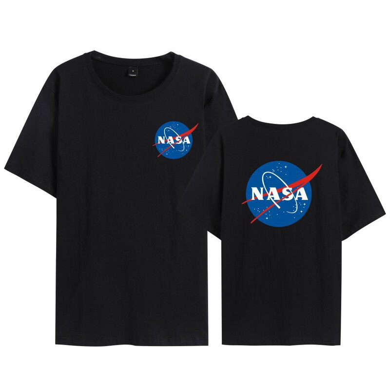 Cross-border foreign trade NASA NASA Space short sleeve men and women leisure sports cotton T-shirt manufacturers wholesale