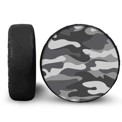 raccoon animal wolf pattern printed | Spare wheel cover - onesize-f19miciz93-1