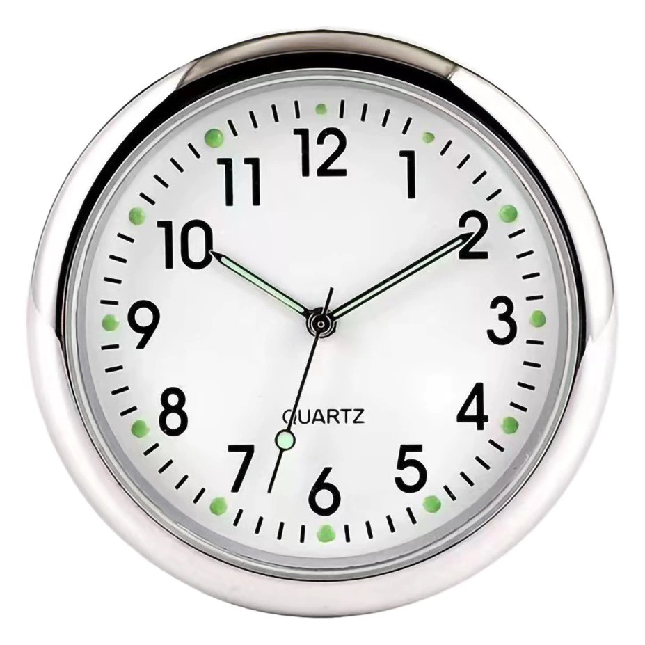 Светящийся стол 40 мм украшение автомобиля часы автомобильные часы креативные кварцевые часы украшение маленький круглый стол для отправки кронштейна