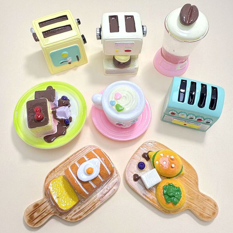 Large Cultural and Creative Coffee Machine Bread Machine Resin Accessories DIY Creative Refrigerator Magnet Car Desktop Souvenir Wholesale Large Cultural and Creative Coffee Machine Bread Machine Resin Accessories DIY Creative Refrigerator Magnet Car Desktop Souvenir Wholesale