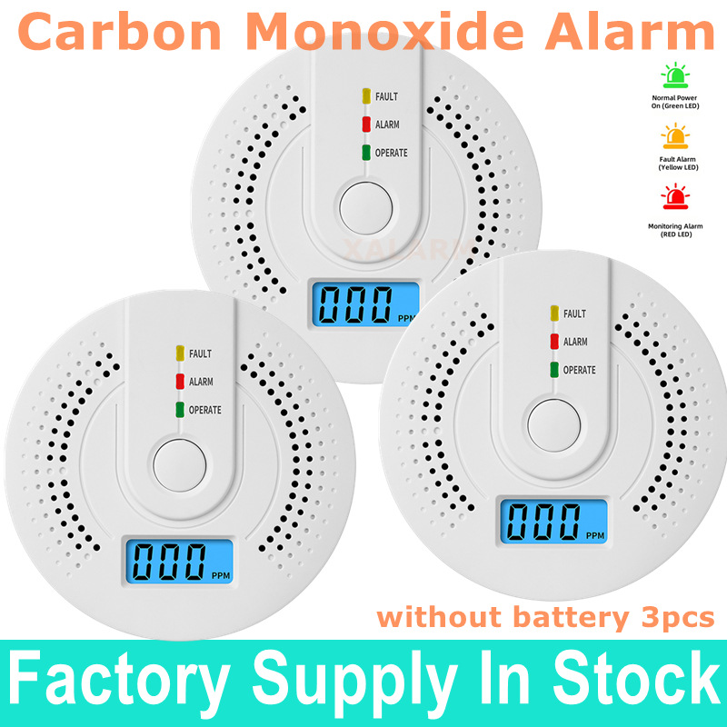 Carbon Monoxide Detector Sensor LCD Display CO Detector
