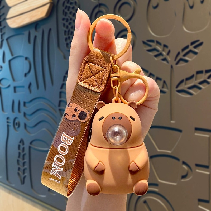 カピバラバブルプッシュ減圧おもちゃルビーバブルペンダントキーホルダー女性用減圧アーティファクト|undefined