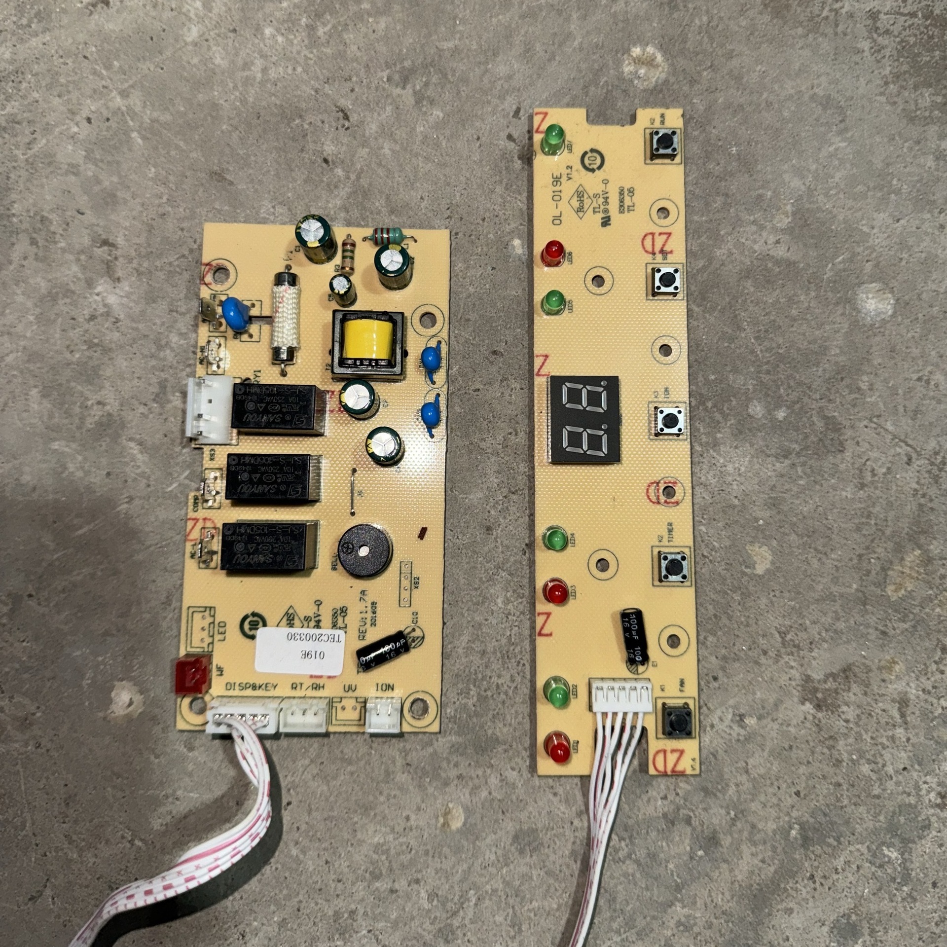 松井除湿机SJ-121E 208E TL-05 TL-S 电源板 电路板 主板 控制板