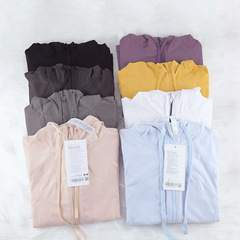 Hoo*ed Def*ne Slimming Casual Running Breathable Fitness Jacket Top for Women