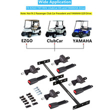 EZGO ClubCar 电动高尔夫球车配件 分体安全带安装支架 批发