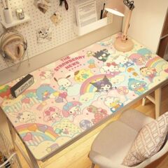 漫画サンリオシリーズかわいい革のテーブルマットins風高颜値児童学習テーブルマット