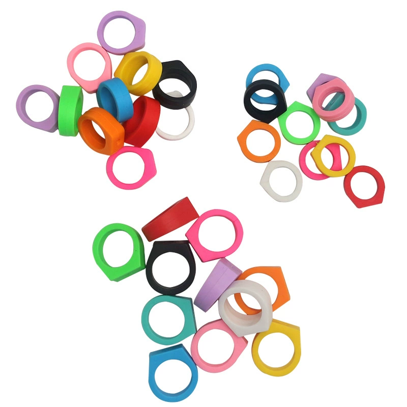 Детские украшения DIY кольцо цвет ПВХ мягкое кольцо игрушечные аксессуары полуфабрикаты небольшие подарки оптом