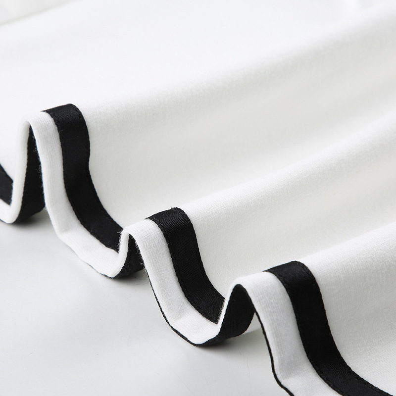 Felpa casual in stile americano con scollo rotondo e stampa di lettere, a blocchi di colore, vestibilità ampia, da donna, semplice da indossare durante il tragitto casa-lavoro_voghion.com