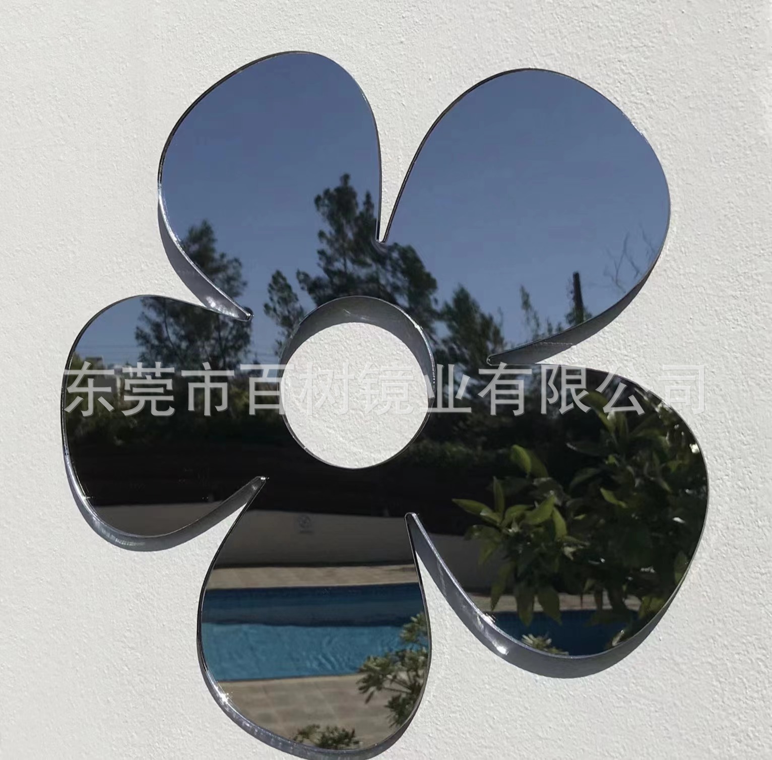 批发亚克力镜片球面凸面反光镜片 亚克力凹面镜片 方形宝宝后视镜