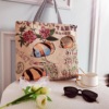 Fashionable shopping bag, cloth bag, demi-season one-shoulder bag