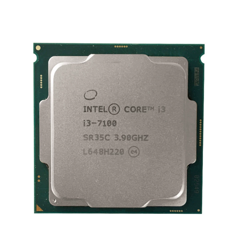 Применимый Core двухъядерный 4-поточный i3-7100, снятая с установки пластина, 3.0/1151 настольный процессор CPU