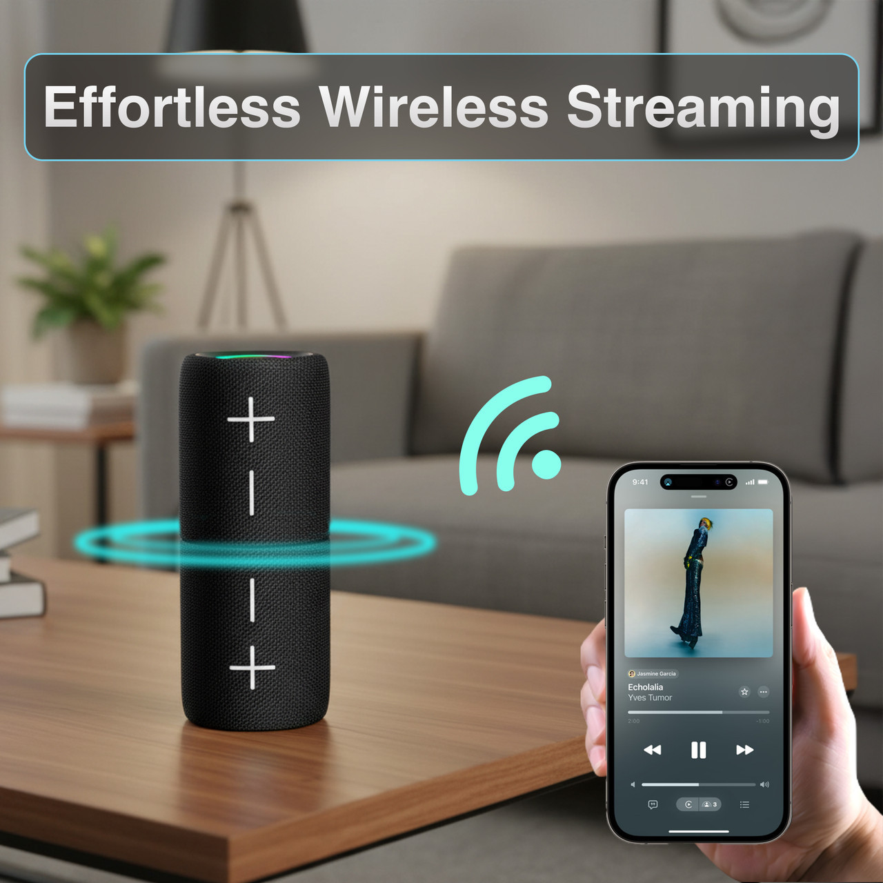 Nuevo altavoz Bluetooth TWS serie de altavoces magnéticos portátiles 2 - en - 1 altavoces inalámbricos al aire libre RGB colorido