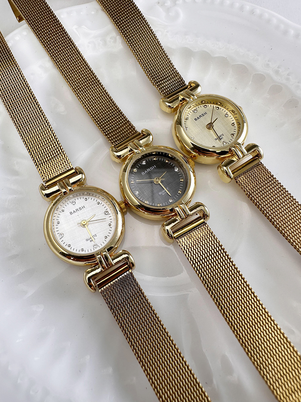 45g Weight Casual Solid Color Single Folding Buckle Quartz Women's Watches