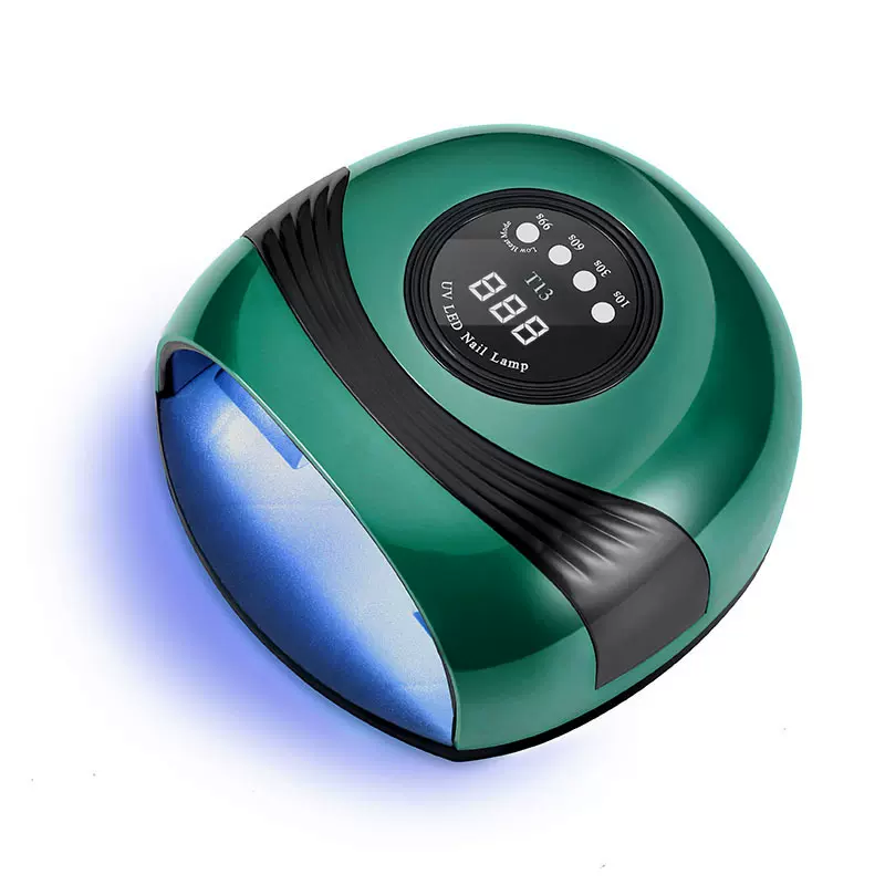 新款大功率158W美甲光疗灯带液晶显示屏UV美甲光疗机速干指甲烤灯