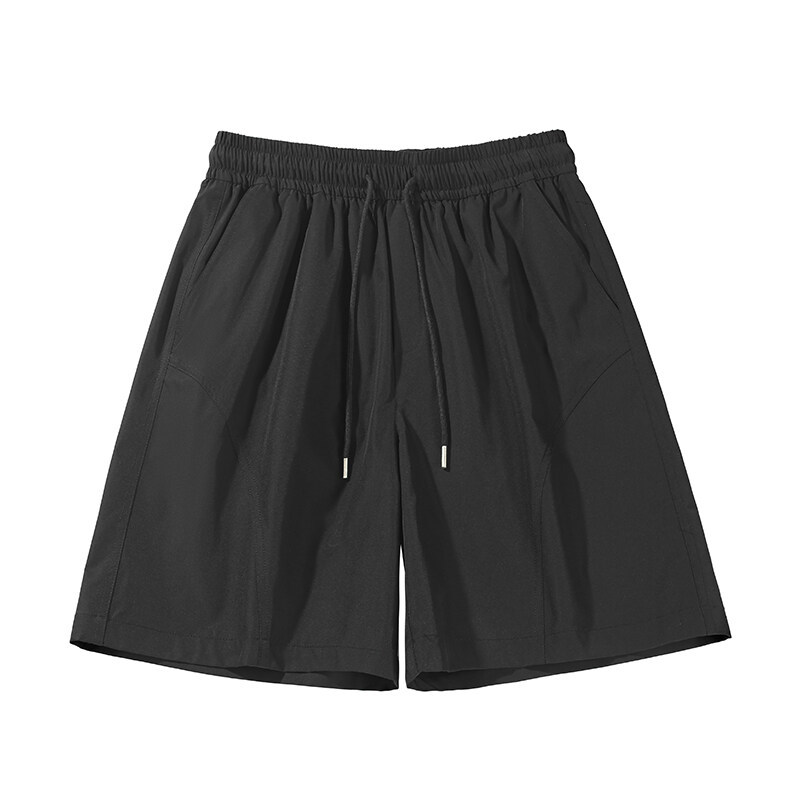 Lässige Shorts im amerikanischen Stil mit diagonalem Schnitt für Herren, Sommer, trendige Marke, Patchwork, locker, dünn, schnelltrocknend, Eisseide, Sport_voghion.com