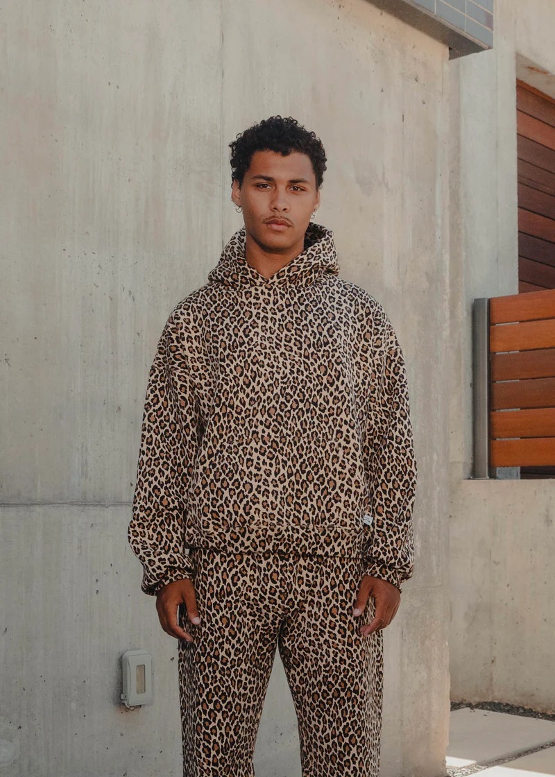 350g Weight Long Sleeve Sleeve Length Pullovers, Zipper Placket Type Polyester Fabric Type Regular Top Length Hoodie Tops Type Daily Occasion Hooded Neckline Loose Fit Type Leopard Pattern Spring, Autumn Season Women's Gender Printing Design Streetwear Style Hoodies & Sweatshirts Long Sleeve Printing Streetwear Leopard 5