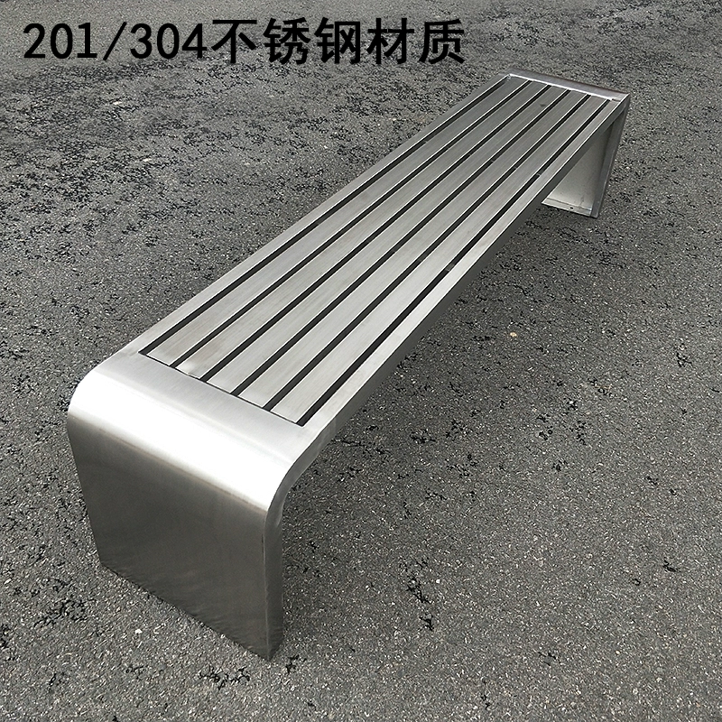 Стул парка нержавеющей стали напольный стенд Анти -- корозии пластичная деревянная напольная скамейка сообщество двор парк скамейка отдыха