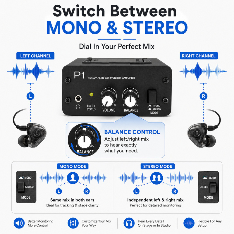 Immersive Headphone Amplifier Ultra-Compact Stereo Monitor Headphone Amplifier Lightweight and Portable Immersive Headphone Amplifier Ultra-Compact Stereo Monitor Headphone Amplifier Lightweight and Portable