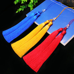 小中國結單色雙流蘇穗子古風服裝配飾小吊穗diy手工配件汽車掛件