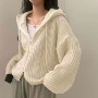 长袖连帽秋冬新款开衫