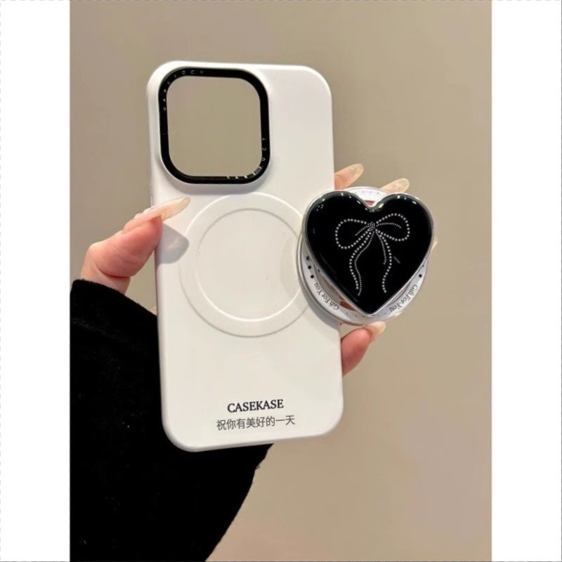 Soporte de amor negro magnético fondo blanco inglés mj