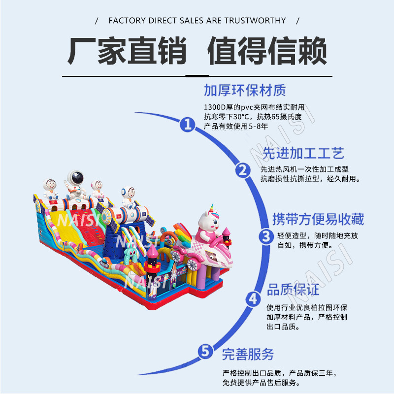 Centro comercial atrio gran deslizante cuadrado puestos inflables parque infantil cama infláble castillo inflables indoor