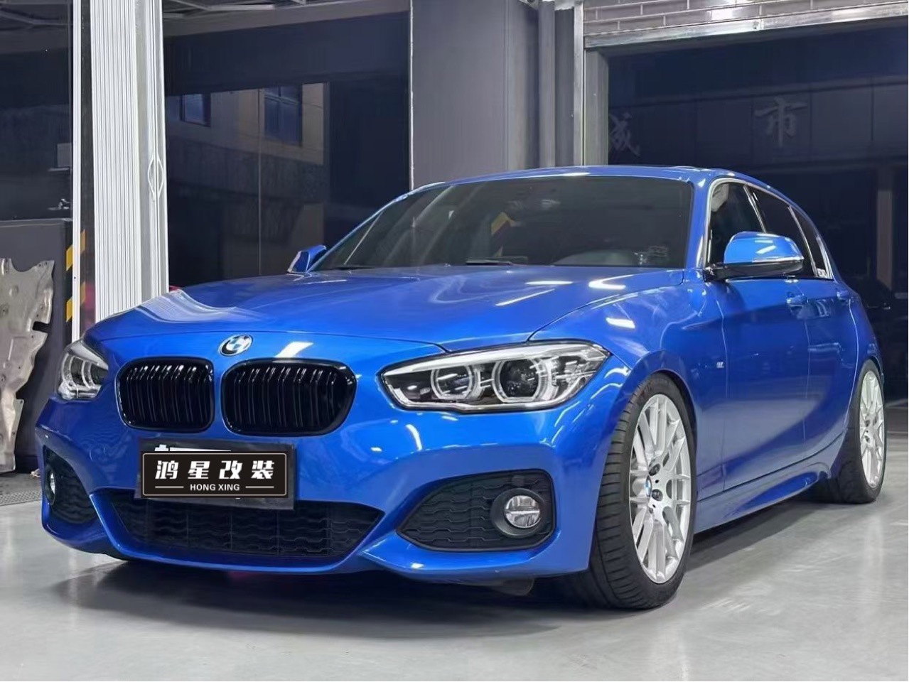 Suitable for 15-19 Bmw 1 Series F20 F21 118I 120I Modified and Upgraded Mt Large Surround Kit Front Bumper