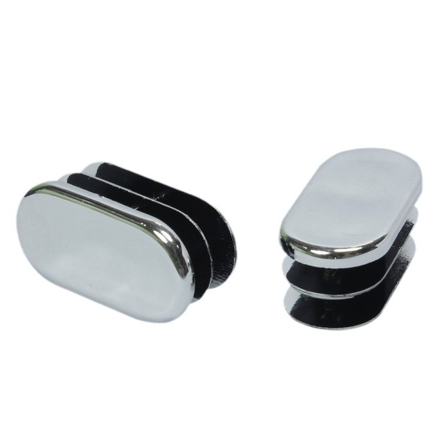 厂家直销管塞配件 电镀15*30大叶片椭圆管塞 塑胶配件 模具开发制