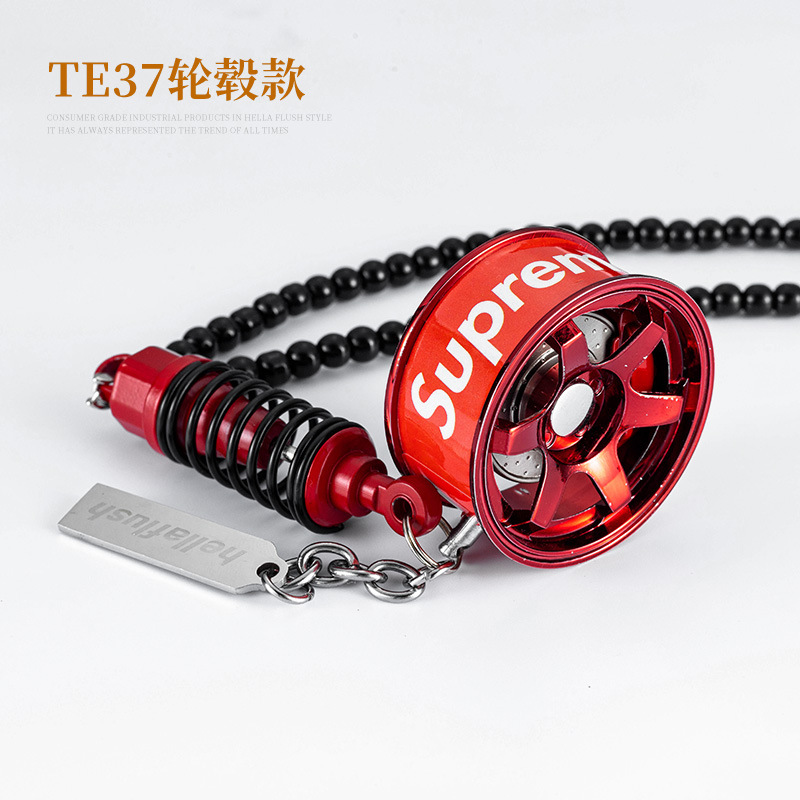 Original de la marca de moda cubo de la rueda del coche colgante del coche TE37BBSAMG modificado cubo de la rueda Del Coche Espejo Retrovisor adornos coche colgante