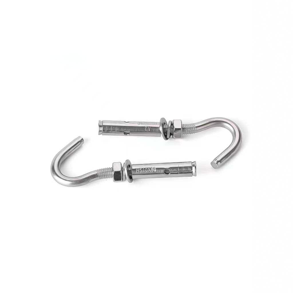 201不锈钢拉爆钩M6M8M10M12晒衣膨胀钩子下水道网挂钩爆炸钩国标