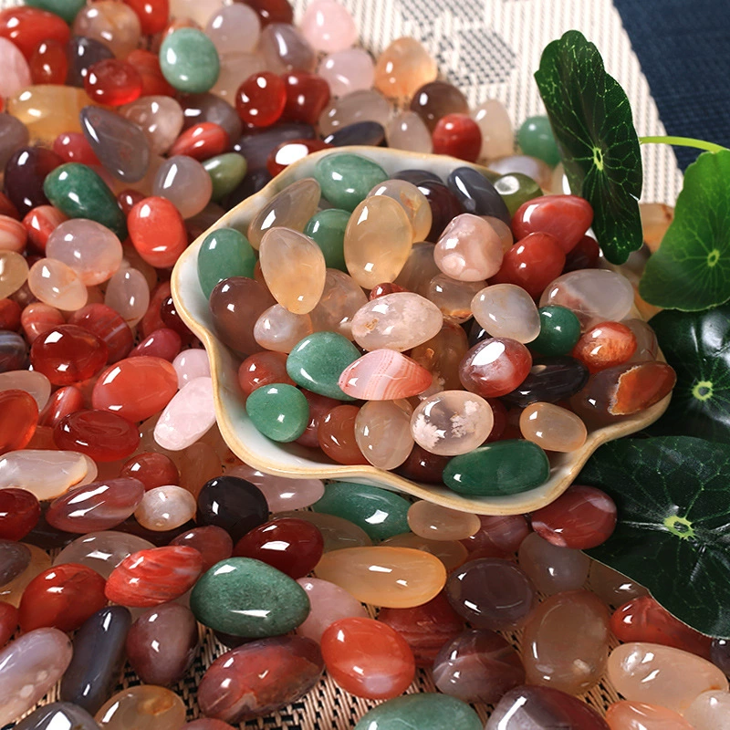 Нанкинский Yuhua Stone Оригинальный камень Природный маленький агатовый галька