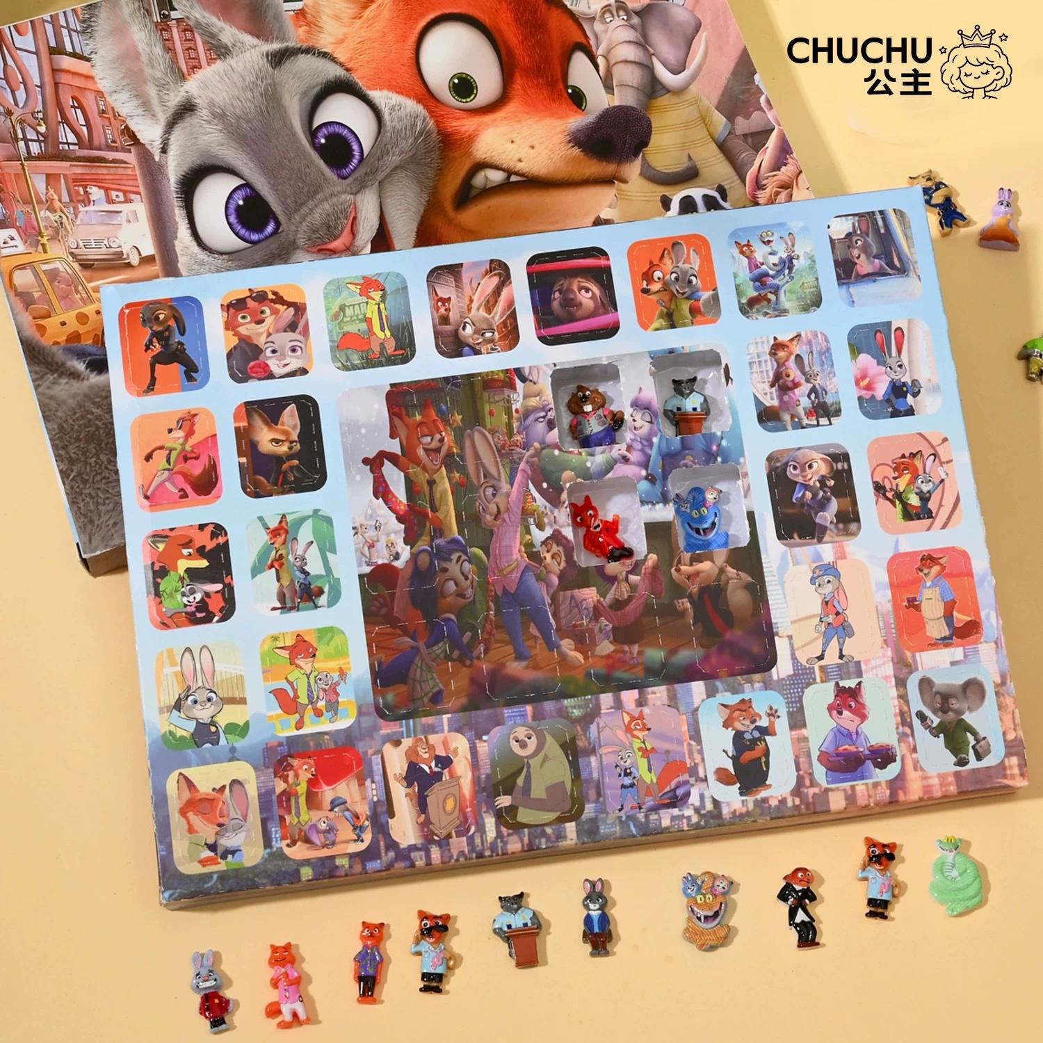 Zootopia 40 слепых боксов Poke Fun кукла детские игрушки милые окружающие сюрпризы подарки