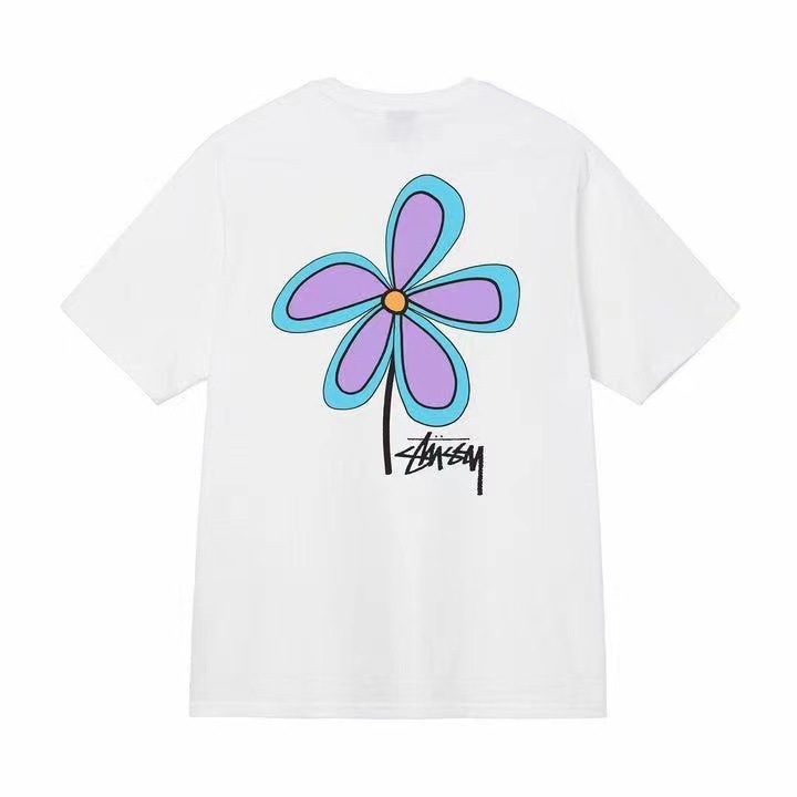 Stussyスチュアート2025新型男女半袖tシャツ夏男性ゆるい240g重ポンド高品質tシャツ|undefined