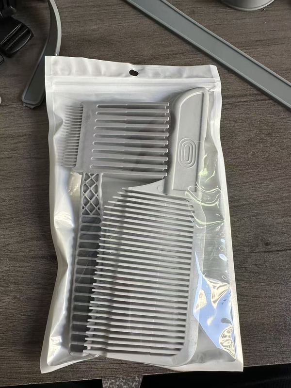 クロスボーダーメンズフラットヘッドバリカンコームヘアカットツールフラットヘッドバリカンコームポジショニングスタイリングヘアカットヘアコーム|undefined