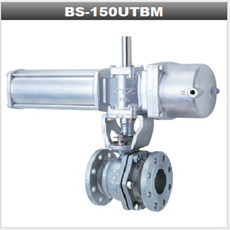 BS-150UTBM日本KITZ开滋气动不锈钢法兰球阀_316材质_调节型