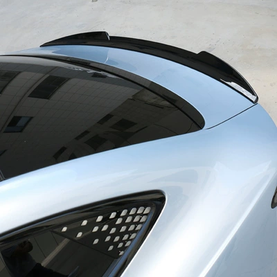Suitable for BYD seal original tail wing modification pressure tail wing carbon fiber wing modification special spoiler (Fixed wind wing) - byd-seal-sports-small-rear-wing-painted-black