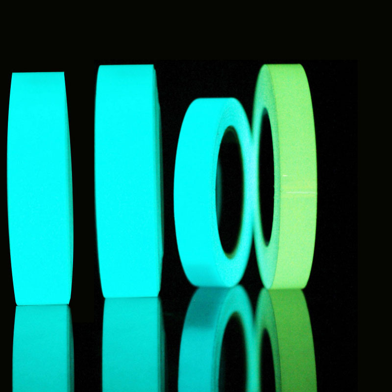 自粘PET夜光警示胶带 高亮装饰夜光胶带蓄光自发光防滑提示贴膜条